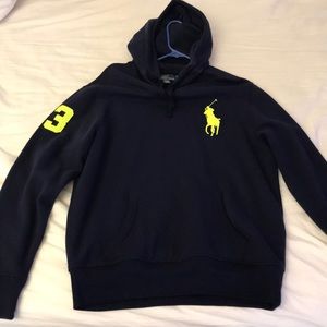 Polo Ralph Lauren Navy Blue Hoodie Large